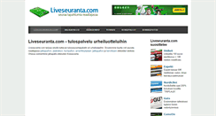 Desktop Screenshot of liveseuranta.com